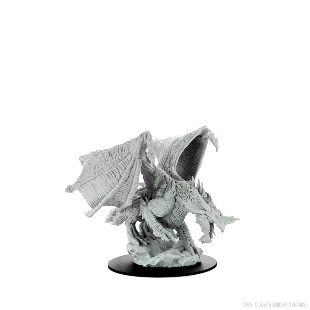 WizKids pre-primed dragon figurine ready for color experiments.