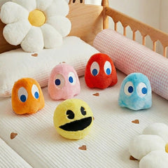 WjcnPac-Man 6-inch Pac-Man ghost plush ideal bedtime buddy for kids.