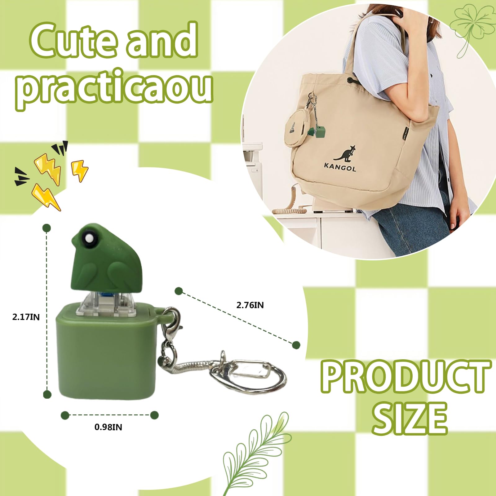 WJOVK Ergonomic handheld frog fidget in hand for extended sessions
