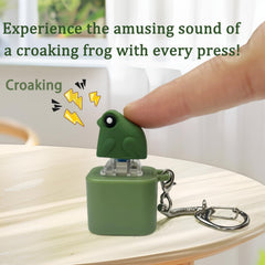 WJOVK Keyboard-clicker frog fidget showcasing tactile feedback