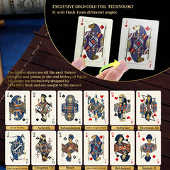 WJPC 54-card deck includes 52 cards and 2 jokers for complete play