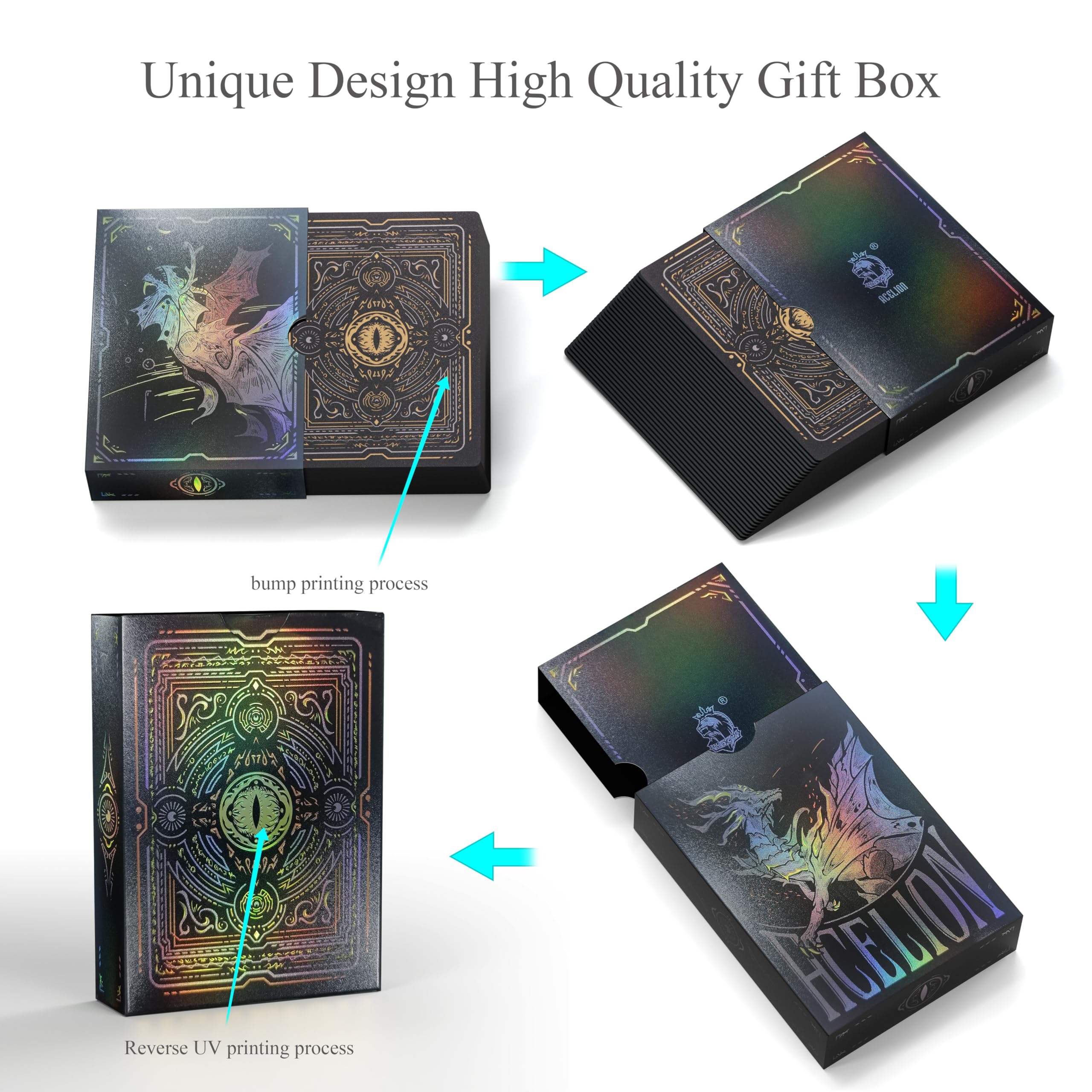 WJPC black dragon cards showcase bold artwork for stylish party nights.