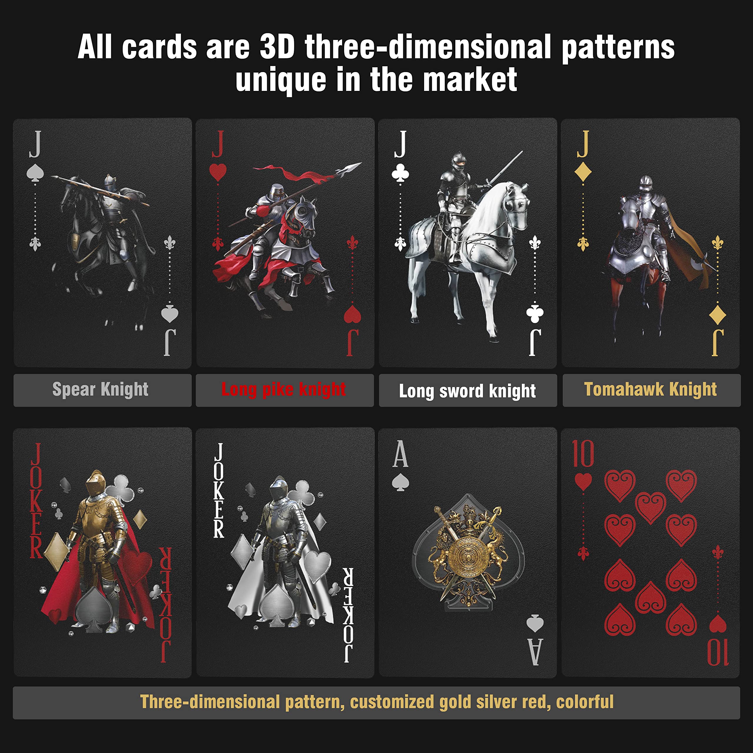 WJPC Knight Gold 54-card deck ready for quick games