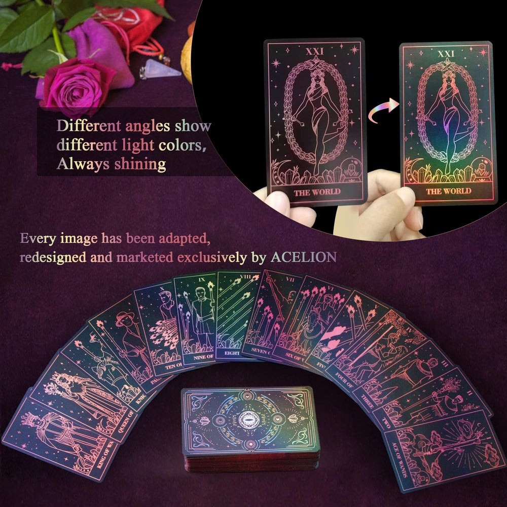 WJPC Rose Gold Edge Tarot instruction manual provides clear guidance