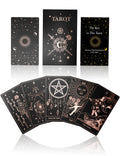 WJPC rose gold foil tarot deck collection with rose gold foil, ideal for stylish divination sessions.