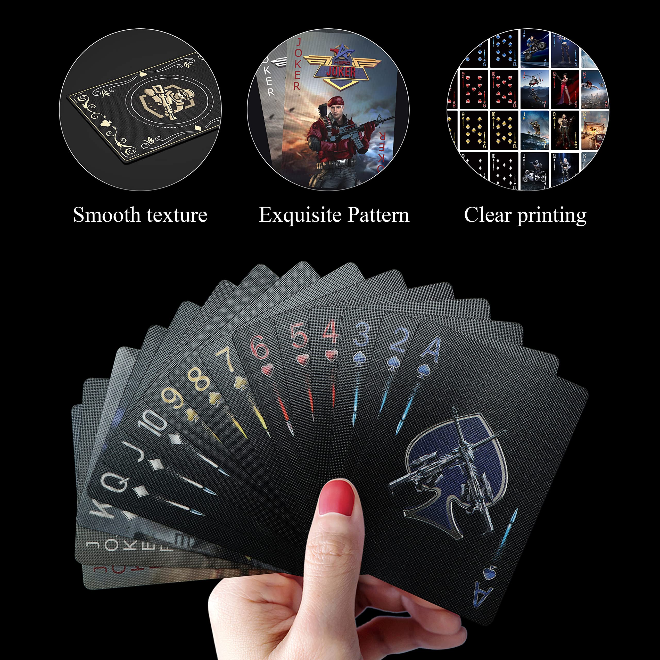 WJPC Warrior poker cards with easy-to-shuffle design for quick deals