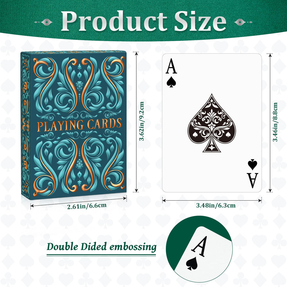 Wkchxd two-pack playing cards back-pattern for better grip during shuffles