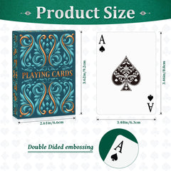 Wkchxd two-pack playing cards back-pattern for better grip during shuffles