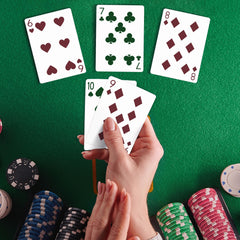 Wkchxd set includes 52 cards and 2 jokers for classic games