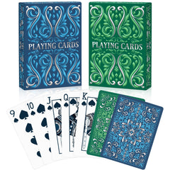 WKCHXD blue deck playing cards for versatile nights and easy shuffles.