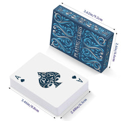WKCHXD green deck playing cards ideal for family games and Go Fish.
