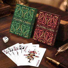 Wkchxd poker-size cards measuring 3.5 by 2.5 inches