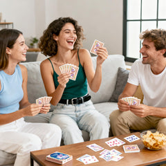 Wkchxd poker size and standard index ensure comfortable dealing.