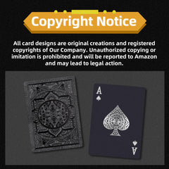 Wkchxd standard poker size cards with easy-to-read indexes.