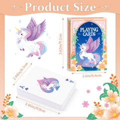 Wkchxd unicorn back design enhances shuffling with a smooth, durable feel.