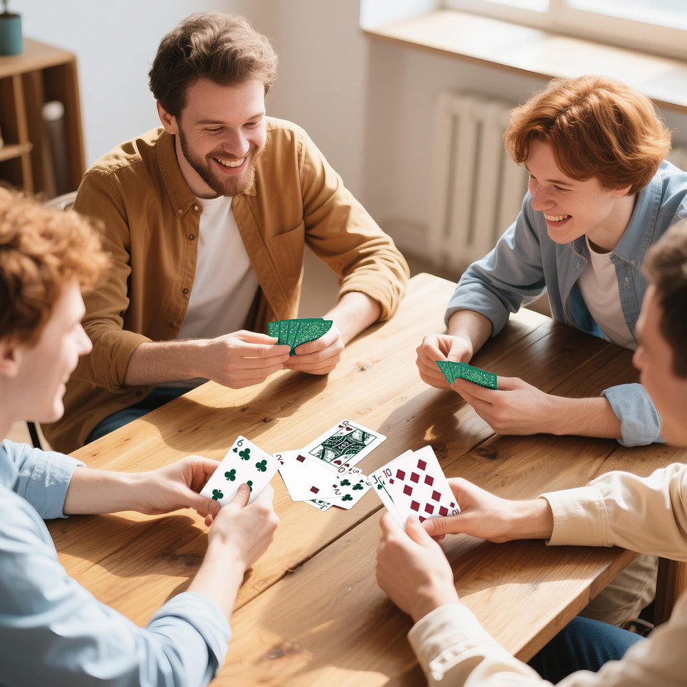 WKCHXD versatile card set suits Bridge and Texas Hold’em.
