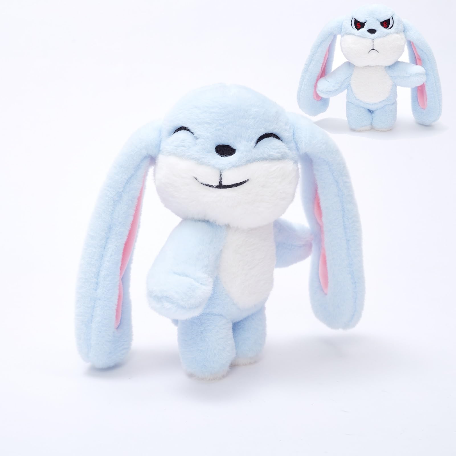 WLSUNYAO Bunny Plush with rotating head for interactive play and decor.