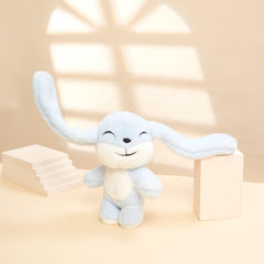 WLSUNYAO 11 inch blue bunny plush ideal for Easter and birthdays.
