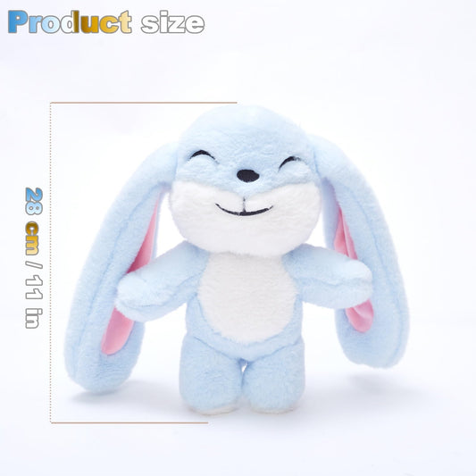 WLSUNYAO Bunny Plush with two expressions to show mood and personality.