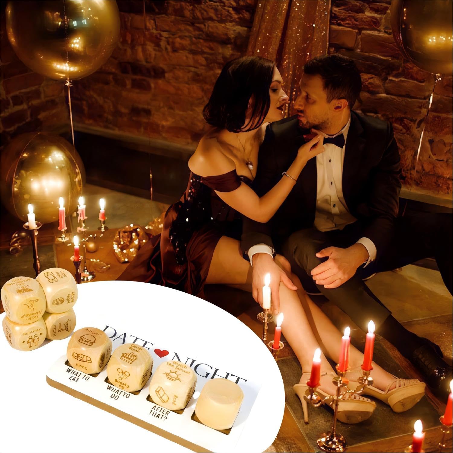 WLHAG Laser-engraved letters on dice highlight durable craftsmanship.
