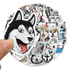 WLJIAO each sticker features a cute husky design for creative upgrades.