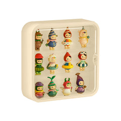 WMM clear display case front view for figures with dust-free viewing