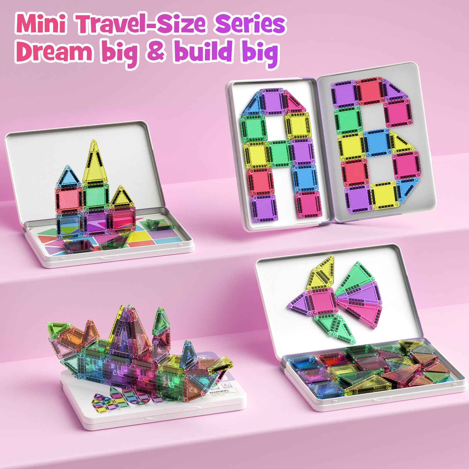 Stackable WMXDU pieces support exploring spatial layouts and problem solving