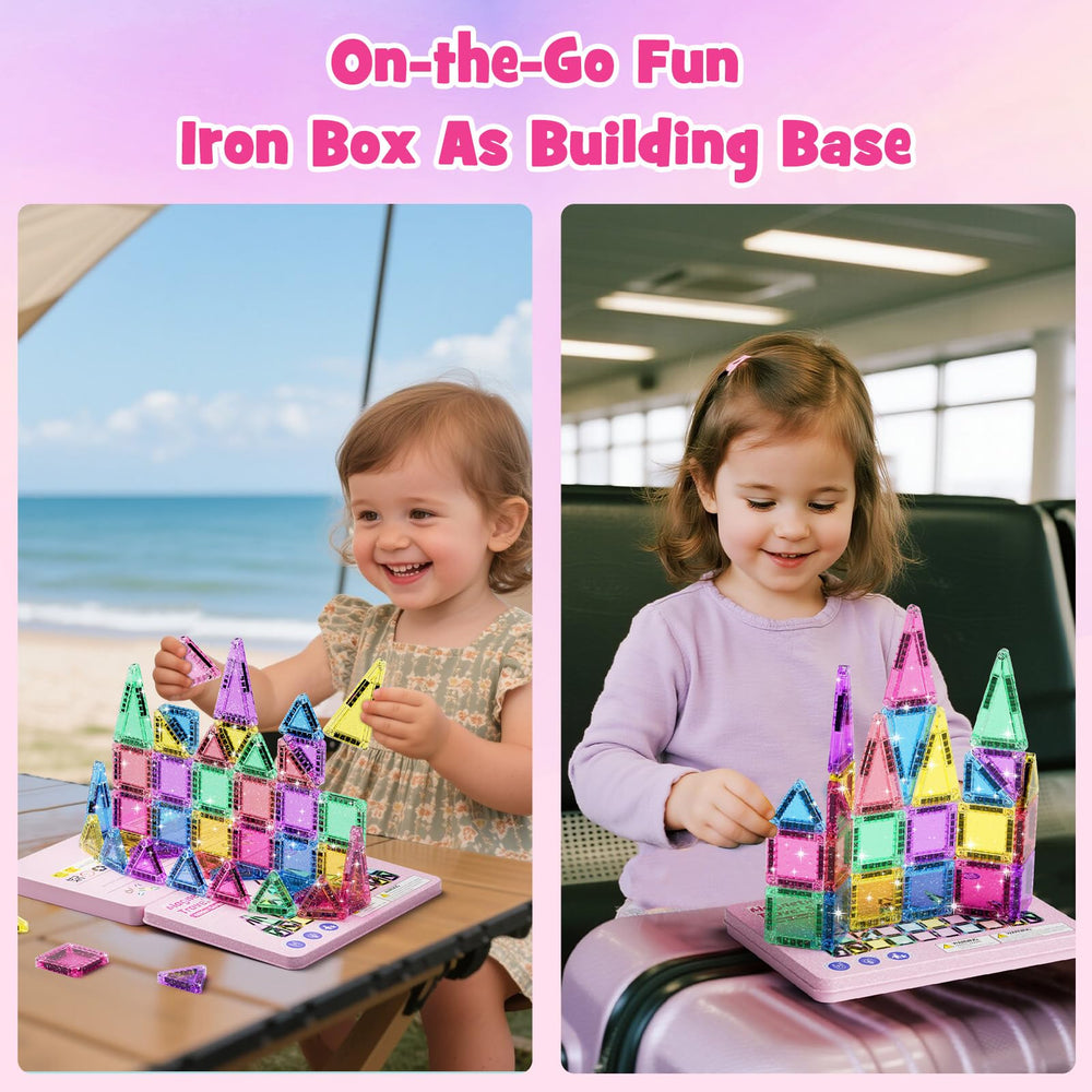 WMXDU open-ended imaginative play with princess tiles sparks creativity