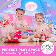 W&O Air Fort Setup-In-Seconds enables instant inflation for fearless pretend play