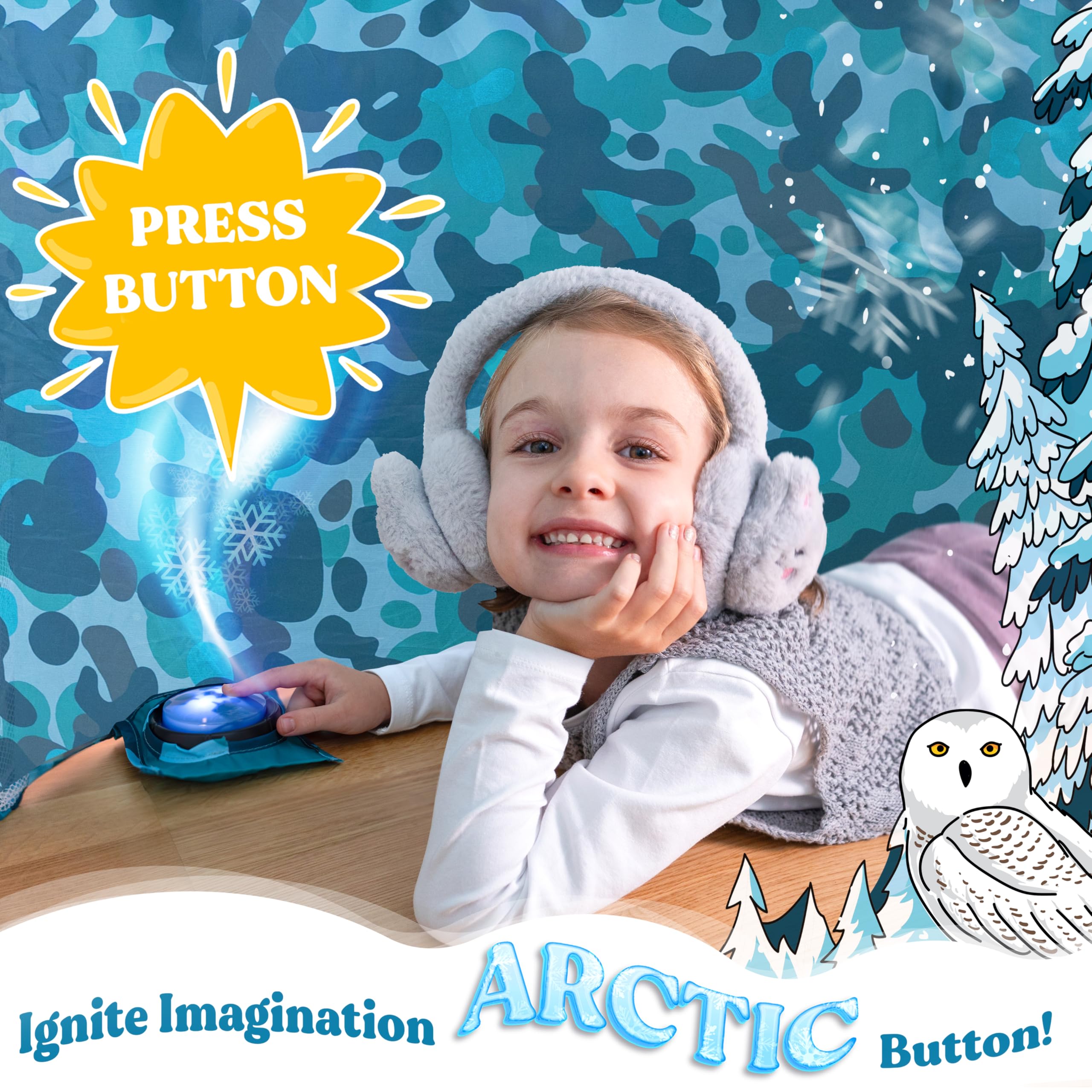 W&O Arctic Camo Aerodome 6-sounds button adds Arctic adventure sounds.