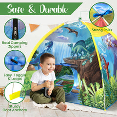 W&O Dino Super Dome includes six bonus dino toys for adventures