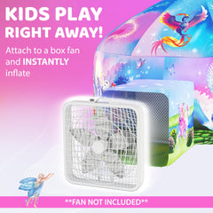 W&O Princess Castle LED lights create magical ambiance for day and night adventures