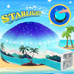 W&O Starlit Oasis LED lights brighten cozy nighttime play for kids