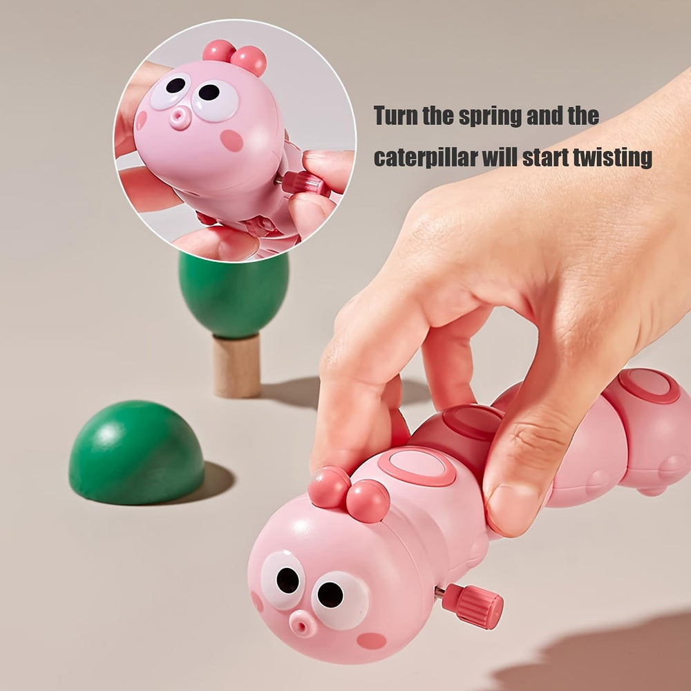 WOBOX green caterpillar packaging highlights eco-conscious design.