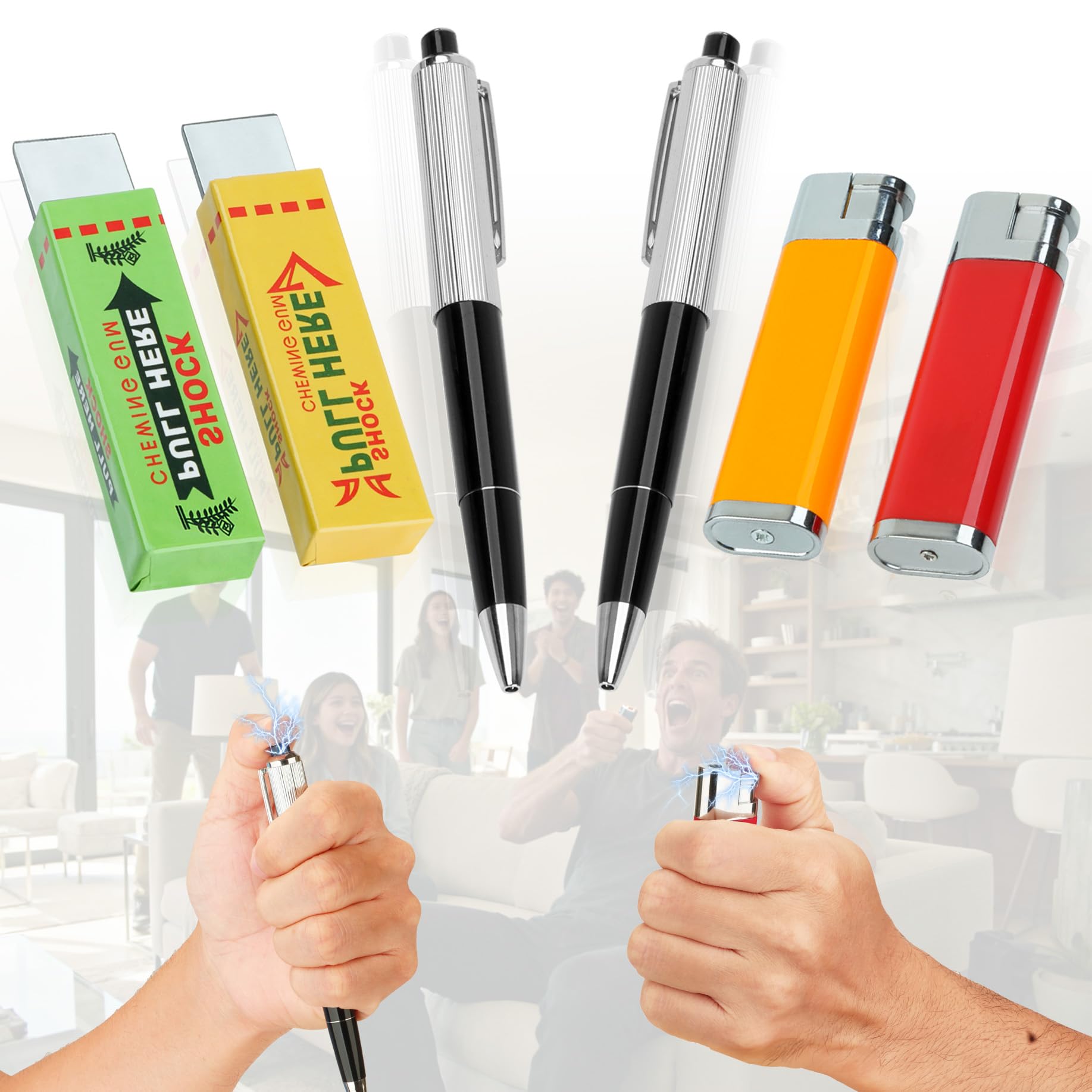 WOCNIB shock clicker model 2 triggers reactions and shared humor.