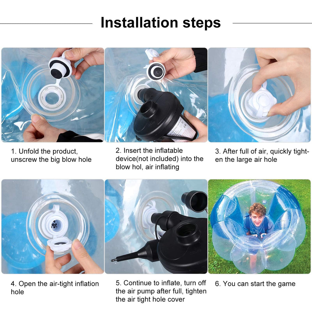 Wodesid bumper ball used in both indoor and outdoor setups