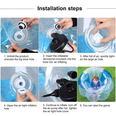 Wodesid bumper ball used in both indoor and outdoor setups
