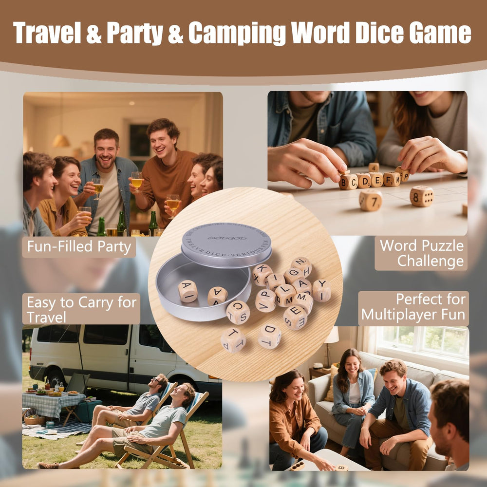 WodGod Crossword Dice Gift Package ideal for word lovers and puzzle fans.
