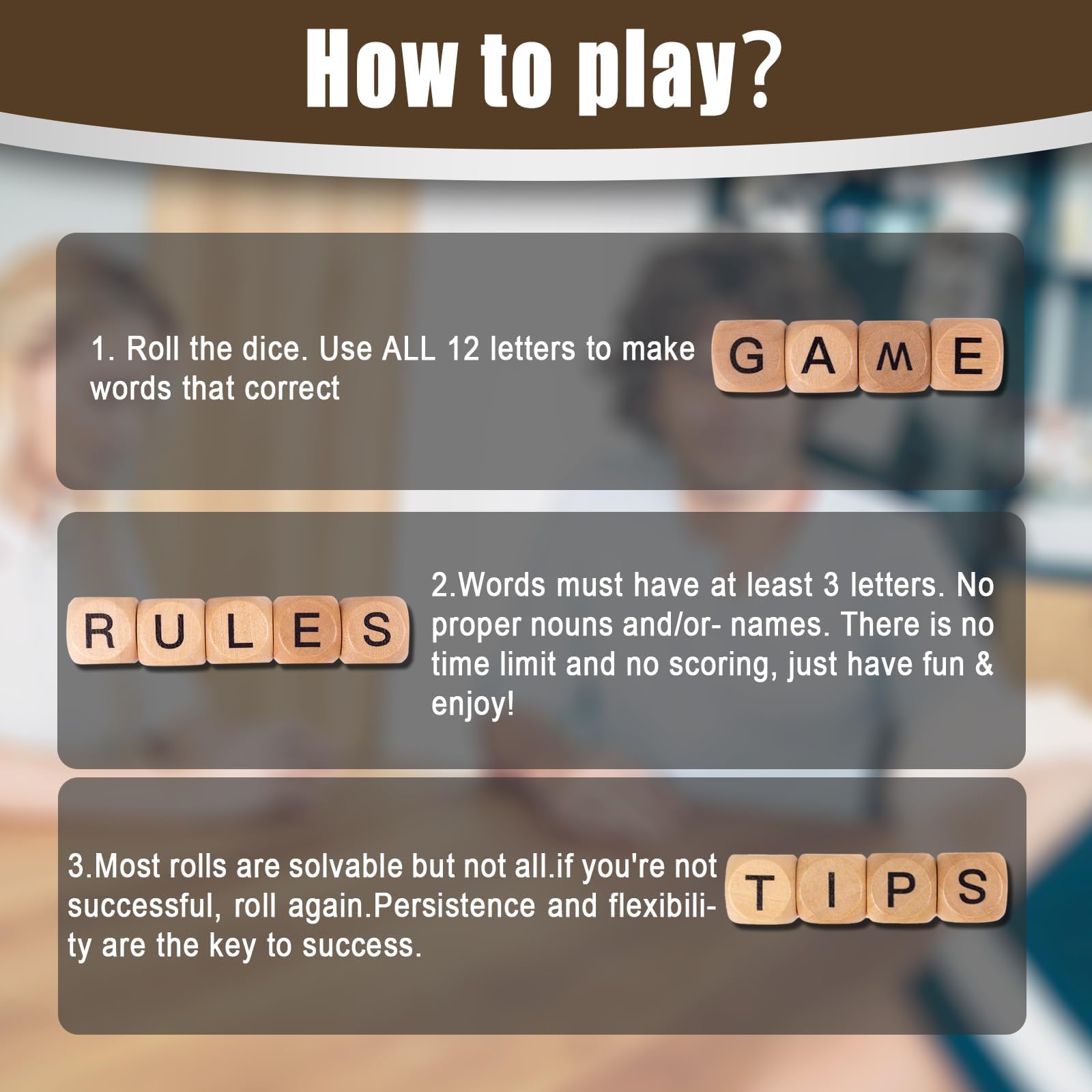 WodGod Crossword Game travel case keeping components organized during trips
