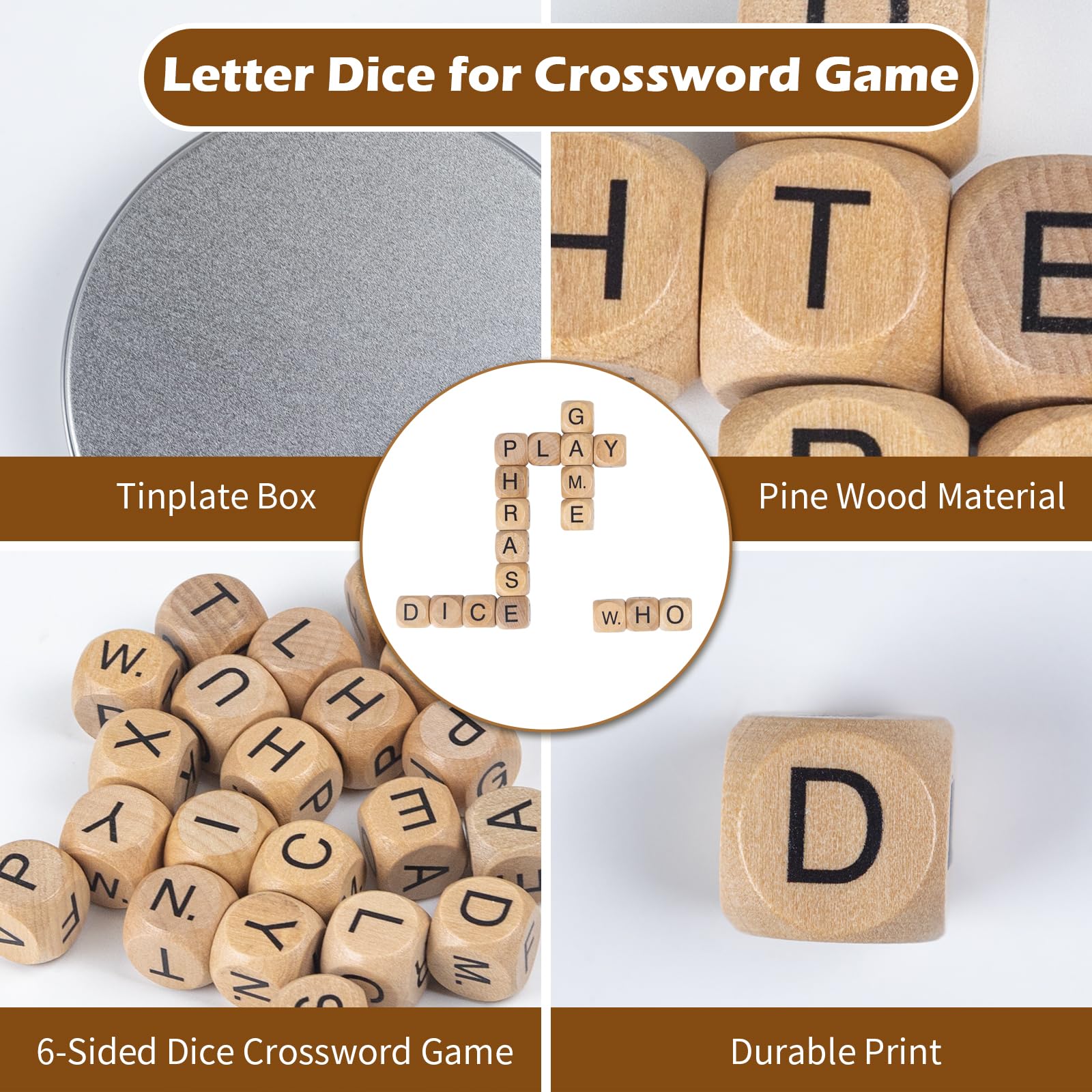 WodGod dice with enhanced vowel distribution for creative word building.
