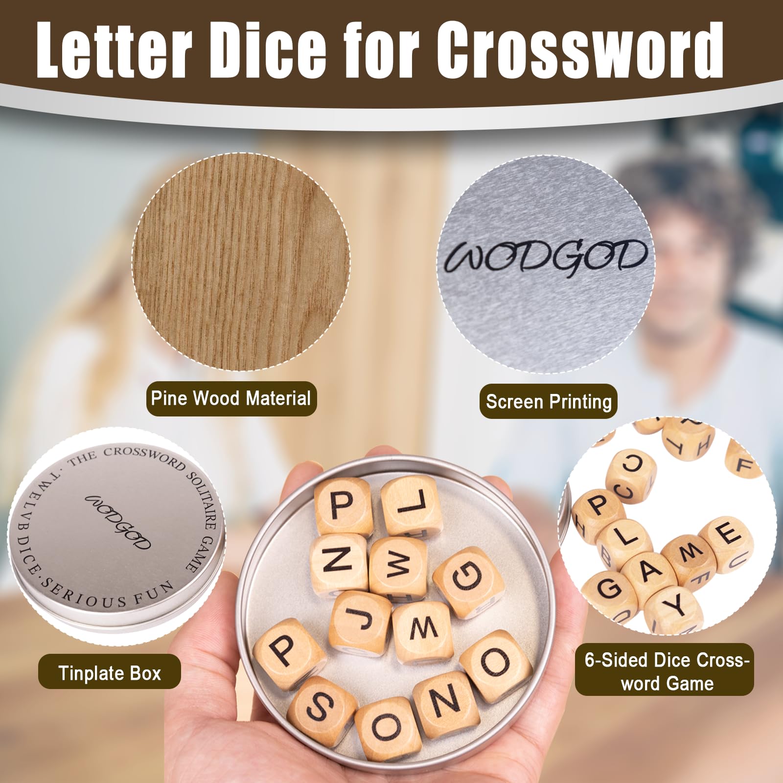 WodGod durable wooden dice pack for long-lasting gameplay outdoors