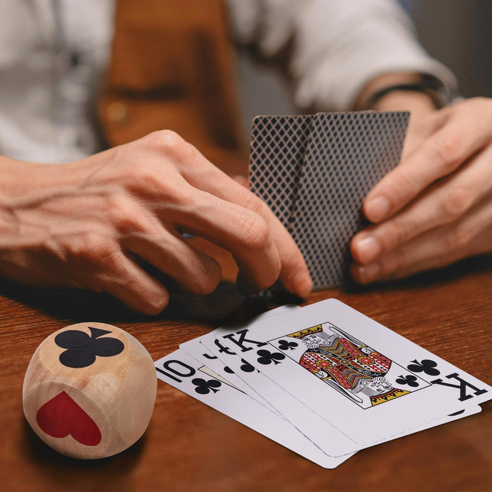 WodGod four-suit marker dice suited for pinochle and more.