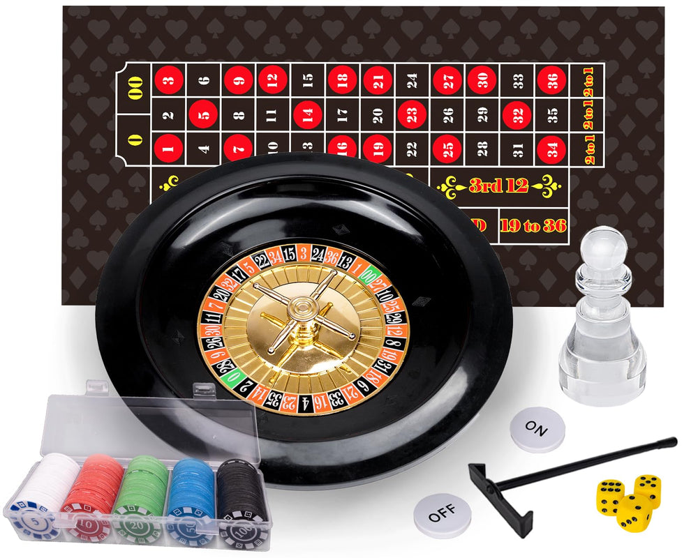 WodGod roulette wheel 10-inch for smooth spins and authentic casino vibes.