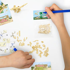 WODMAZ safe ABS plastic ensures durable, kid-friendly play with careful supervision for tiny hands