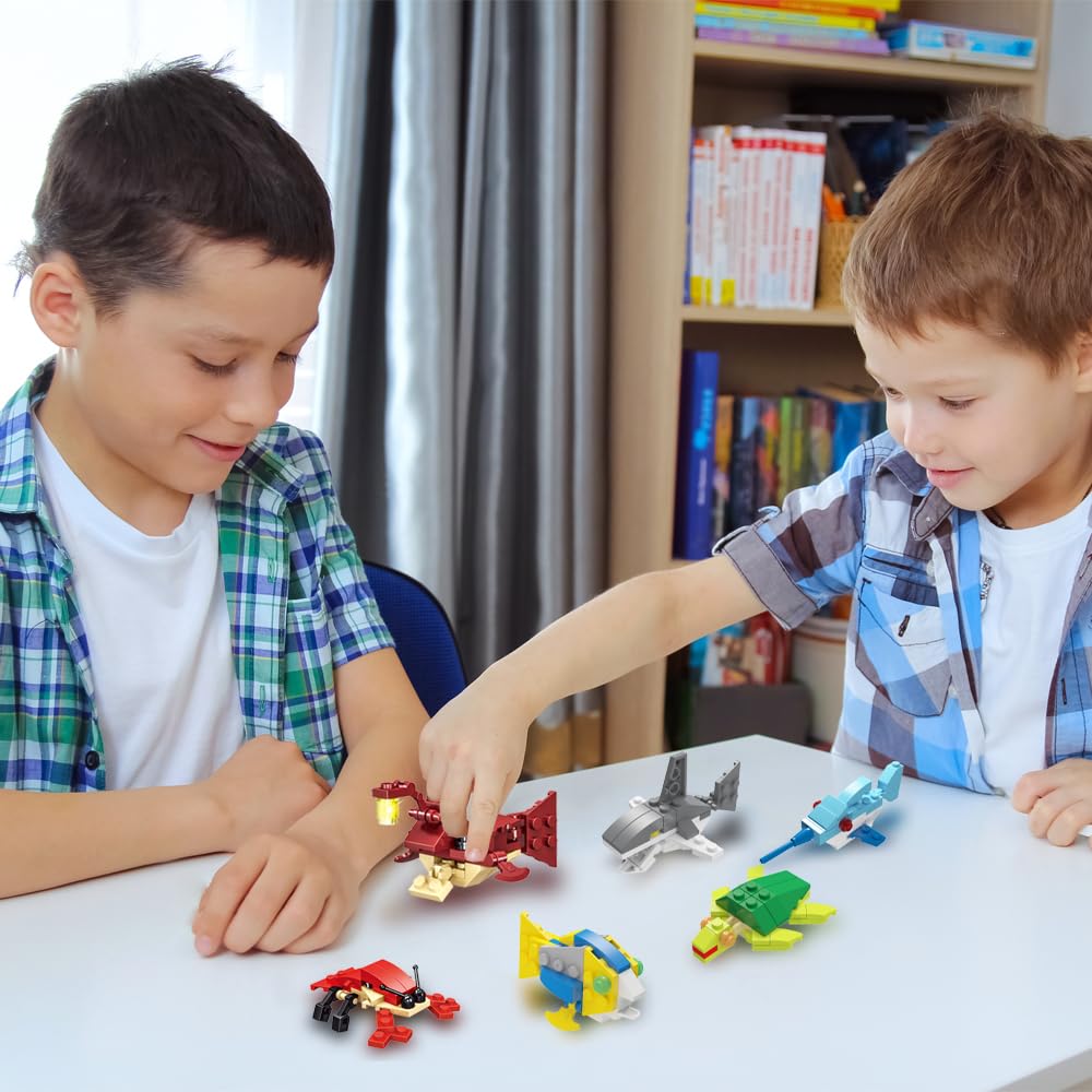 WODMAZ shark building block adds action-packed play.