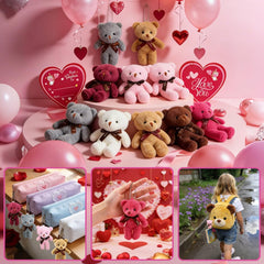 WODMAZ valentines bear keychain design makes backpacks brighter and fun.