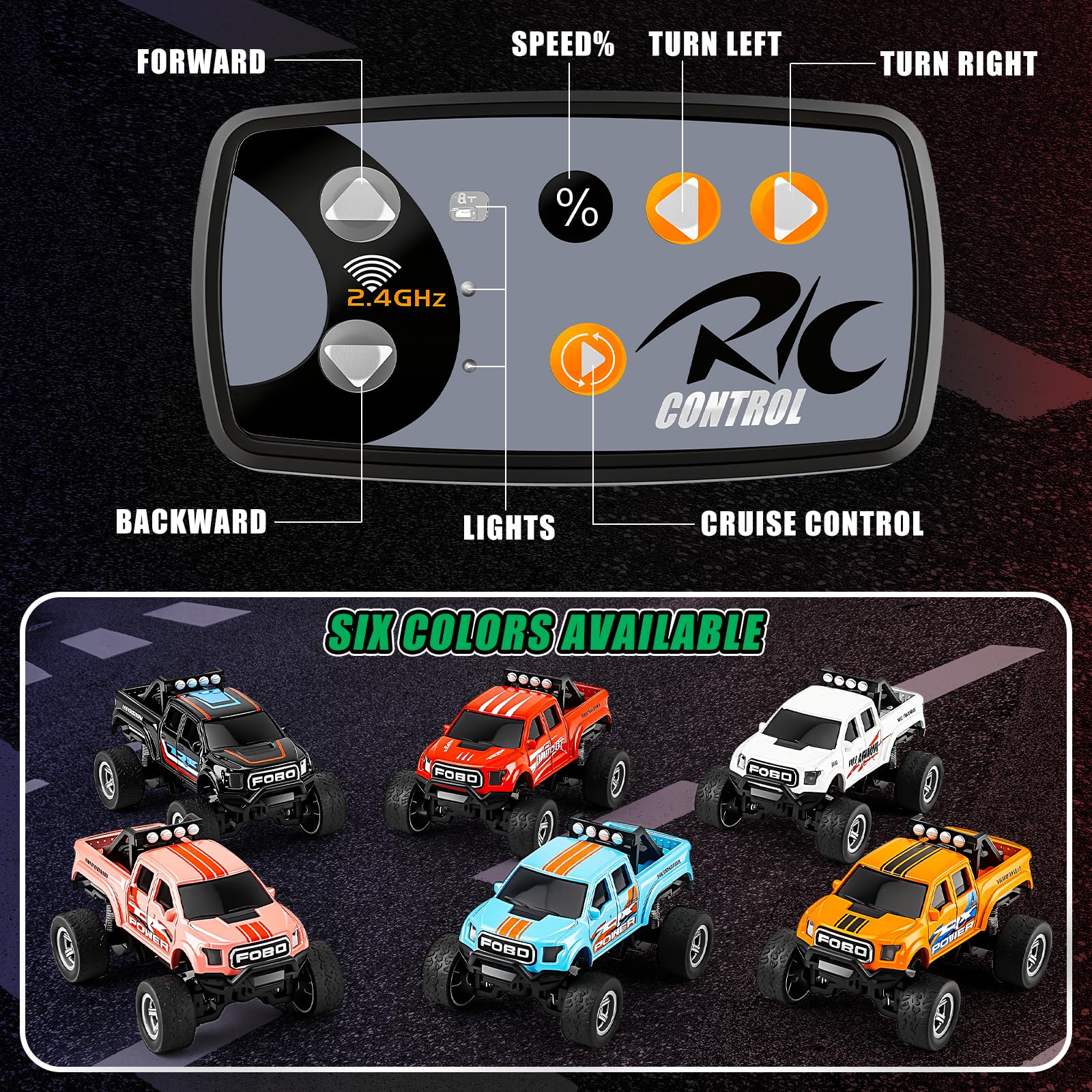 WOHEIHEI Power Monster Truck with trailer, ready to race