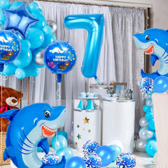 Woizoeiy giant 7-balloon inflates with helium to float as a striking focal point.
