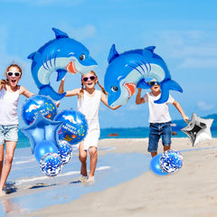 Woizoeiy pairs well with blue ocean party supplies for cohesive themes.