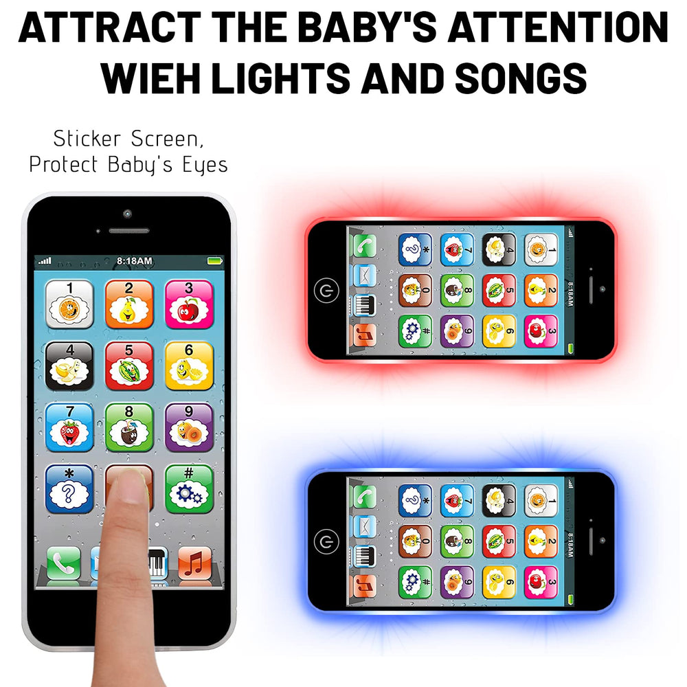 Wolmund Toy Learning Phone made of ABS with rounded edges for safety